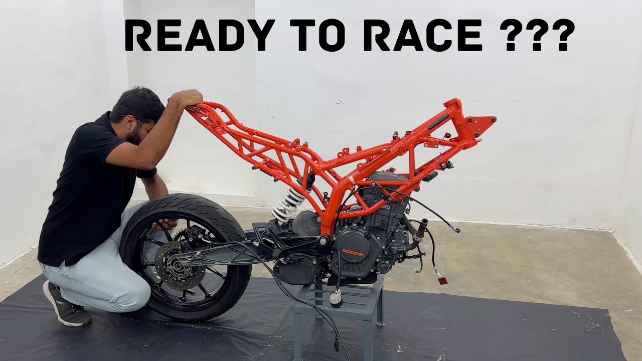 Motorcycle Rebuild Timelapse : KTM RC