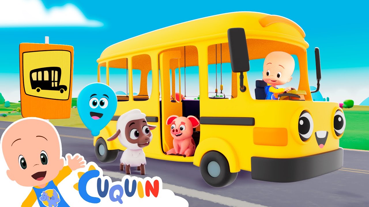 Las ruedas del bus de los animales | Divíértete con las aventuras de Cleo y Cuquin