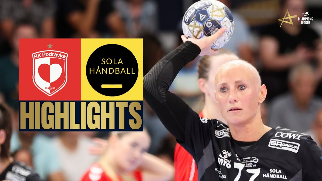 HC Podravka 🆚️ Sola HK | Round 1 | EHF Champions League Women 2025/26