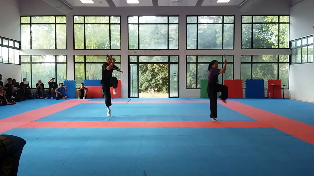 2017 YMAA International Summer Camp | White Crane Double Rods by Kathy Yang and Nicholas Yang