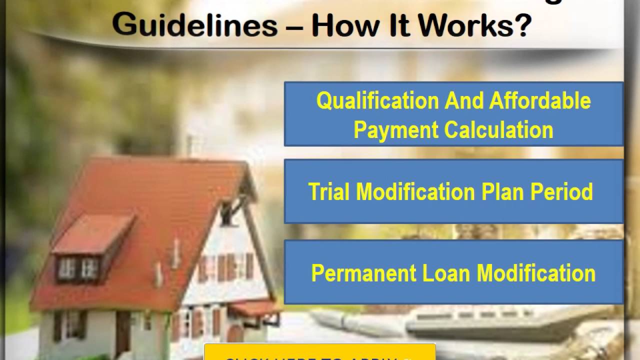 Home Affordable Modification Program - Know About HAMP Program Guidelines
