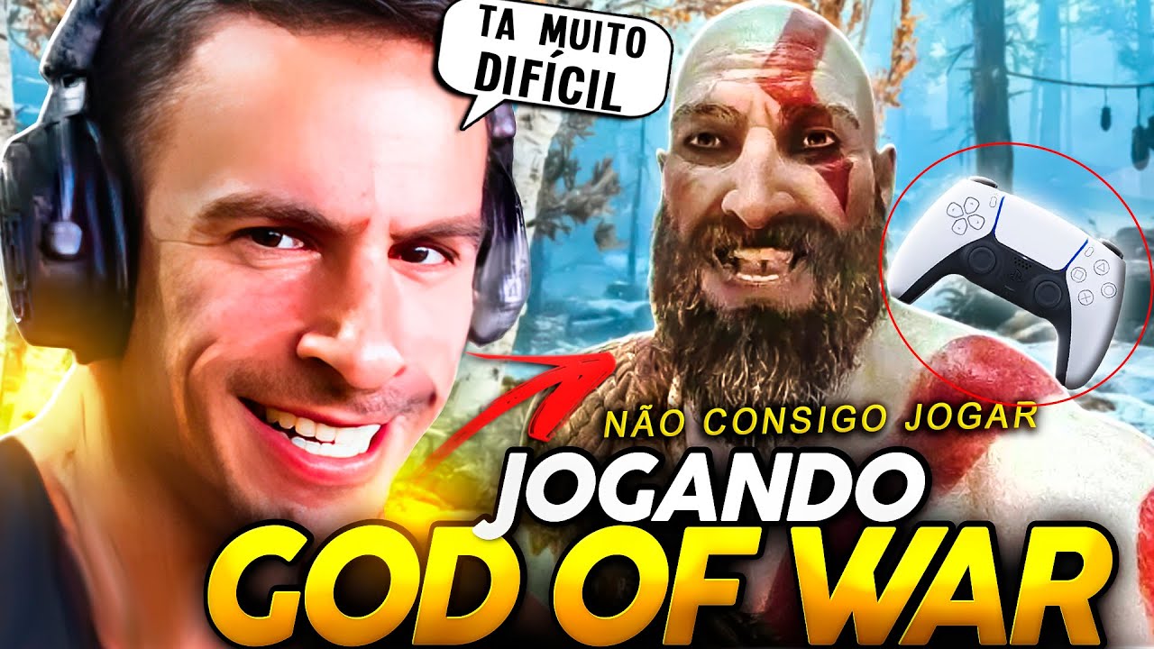 SUPER XAND&Atilde;O TENTANDO JOGAR GOD OF WAR 2018 e SENDO ATORMENTADO PELO CHAT