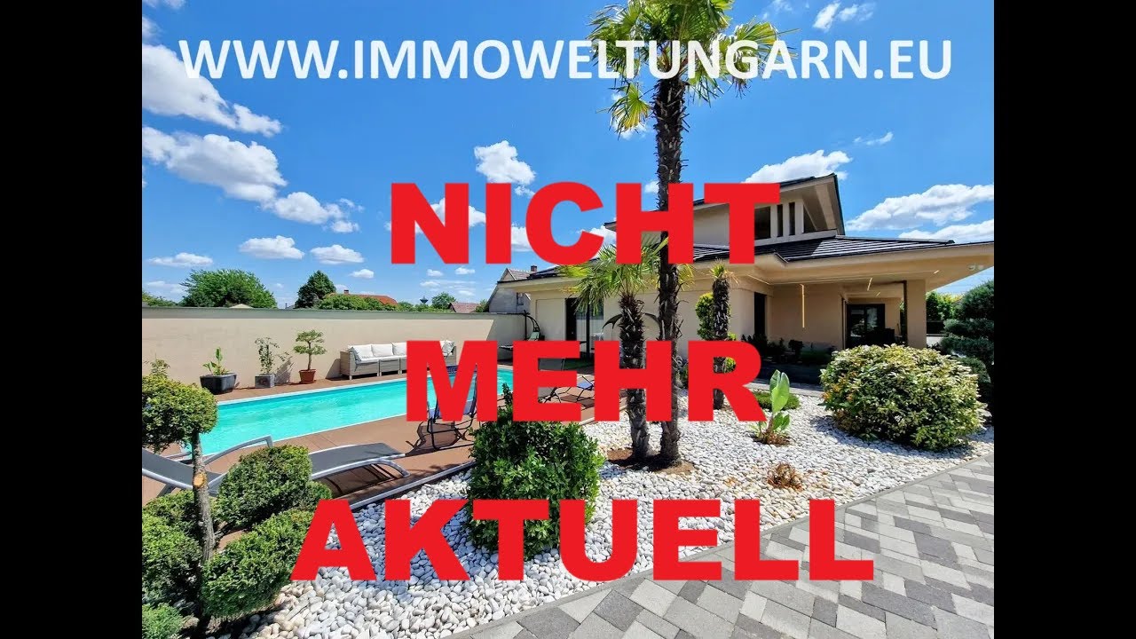 699 000 Eur - Luxushaus mit 5 Zimmern – 3 Bäder – 4 Garage – Pool in UNGARN - ID:1495