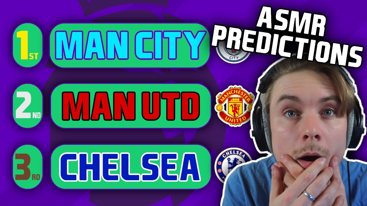 ASMR | My 2023-24 Premier League Prediction! (whispered Predictions & Explainations)