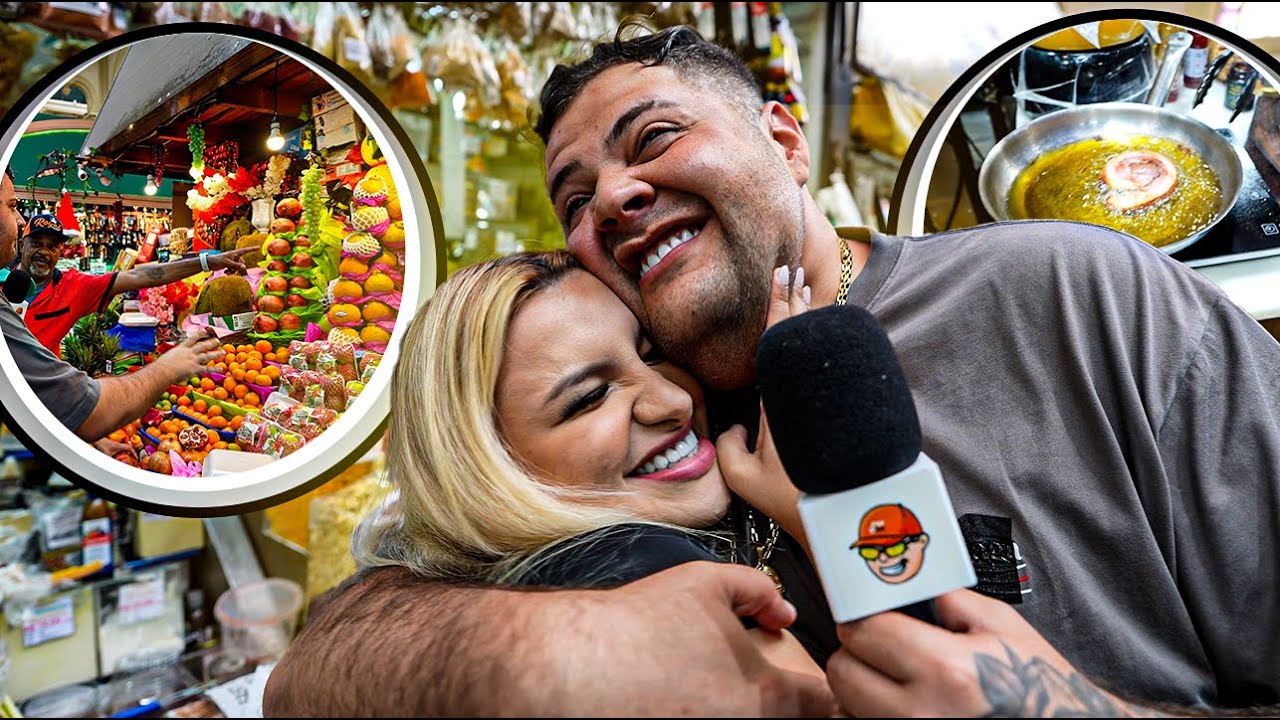 LEVEI A JULYA PARA CONHECER O MERCADO DE S&Atilde;O PAULO E ACABEI COMPRANDO 5 MIL DE FRUTAS SEM SABER!
