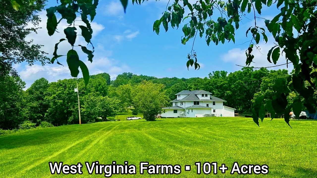 West Virginia Farms For Sale | 101+ Acres | Free Gas | West Virginia Land For Sale | Farmhouse 0