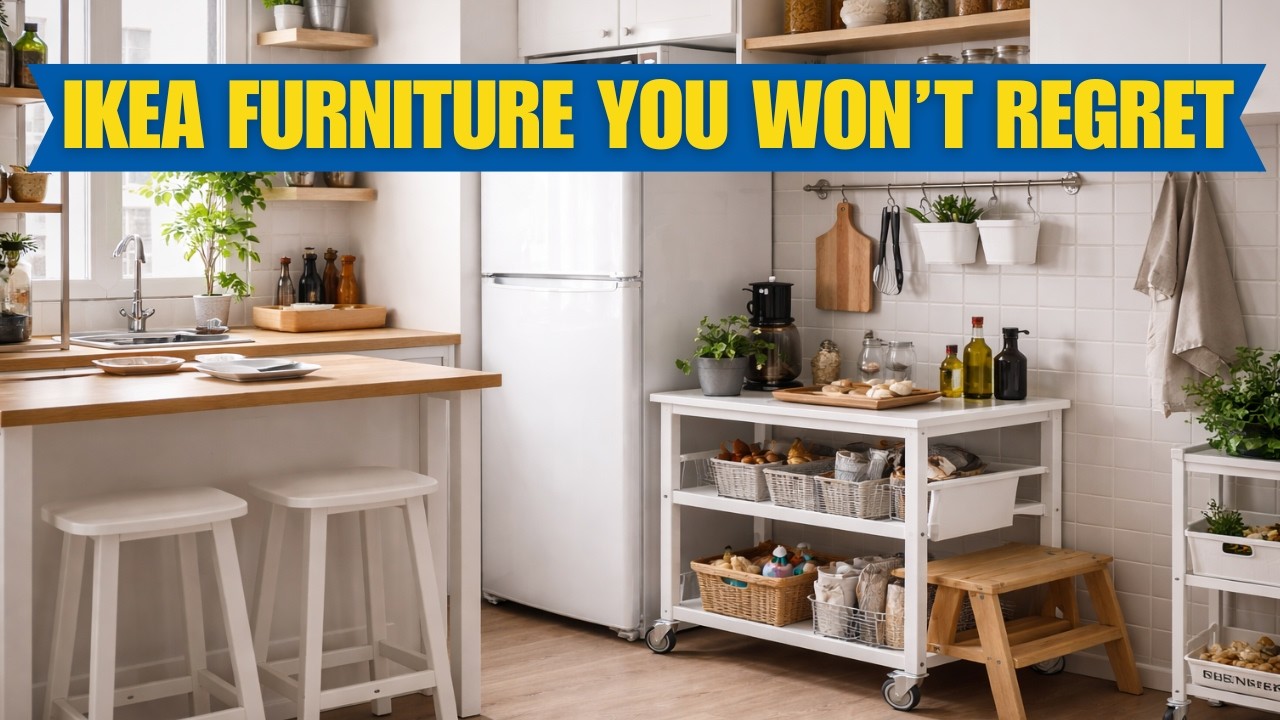 IKEA Small Kitchen Ideas for Small Homes | Furniture That Makes Small Spaces Feel Bigger