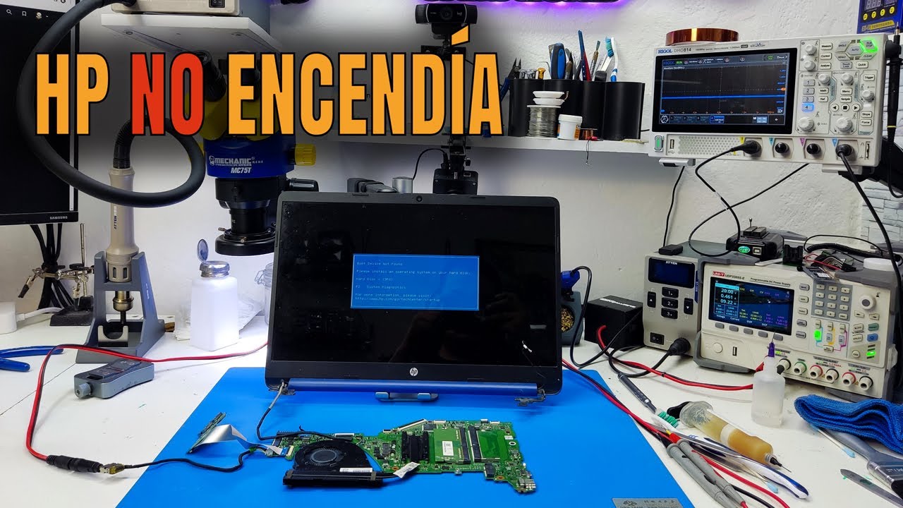 Reparaci&oacute;n de Laptop HP - No enciende ✅