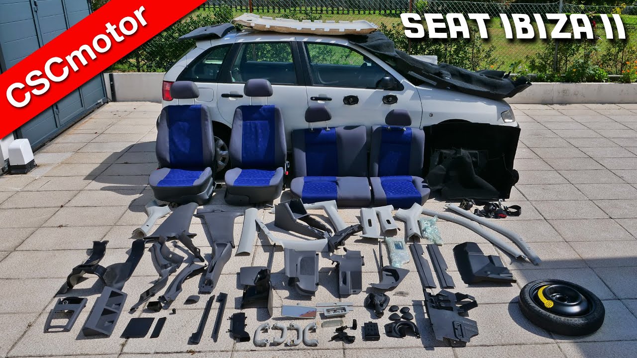 Desmontando y limpiando el interior de un Seat Ibiza