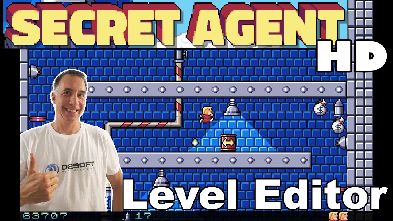 Creating my own level in Secret Agent HD - Classic Apogee Software game