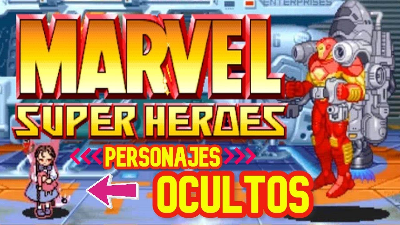 Como sacar personajes ocultos en Marvel Super héroes 