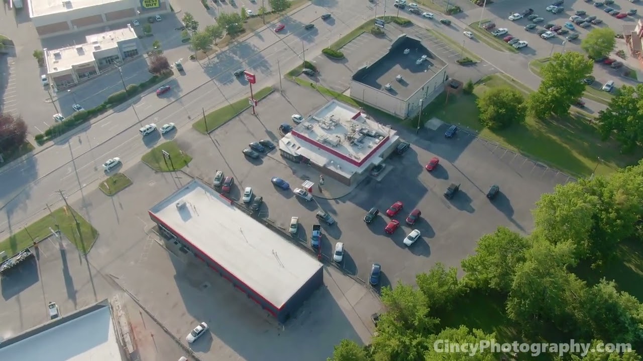 Cincinnati Ohio Colerain Avenue Aerial Drone Video in 4K 2022