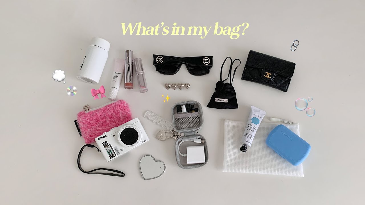 Inmybag👛시간 순삭🔗보부상의 외출용 미니어처템 추천 (인마이백, 미니텀블러, 샤넬 선구리, 완벽한 휴대용칫솔세트, 요즘 잘쓰는 미니향수들) | Jody 조디