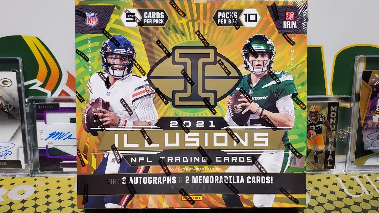 2021 Illusions Football Hobby Box Opening. 5 Hits per Box! 🎄🎅🎄
