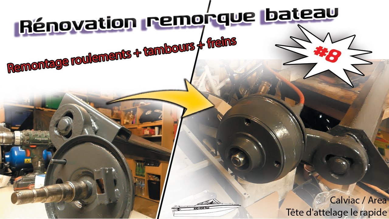 #8   Remontage roulements + tambours + freins
