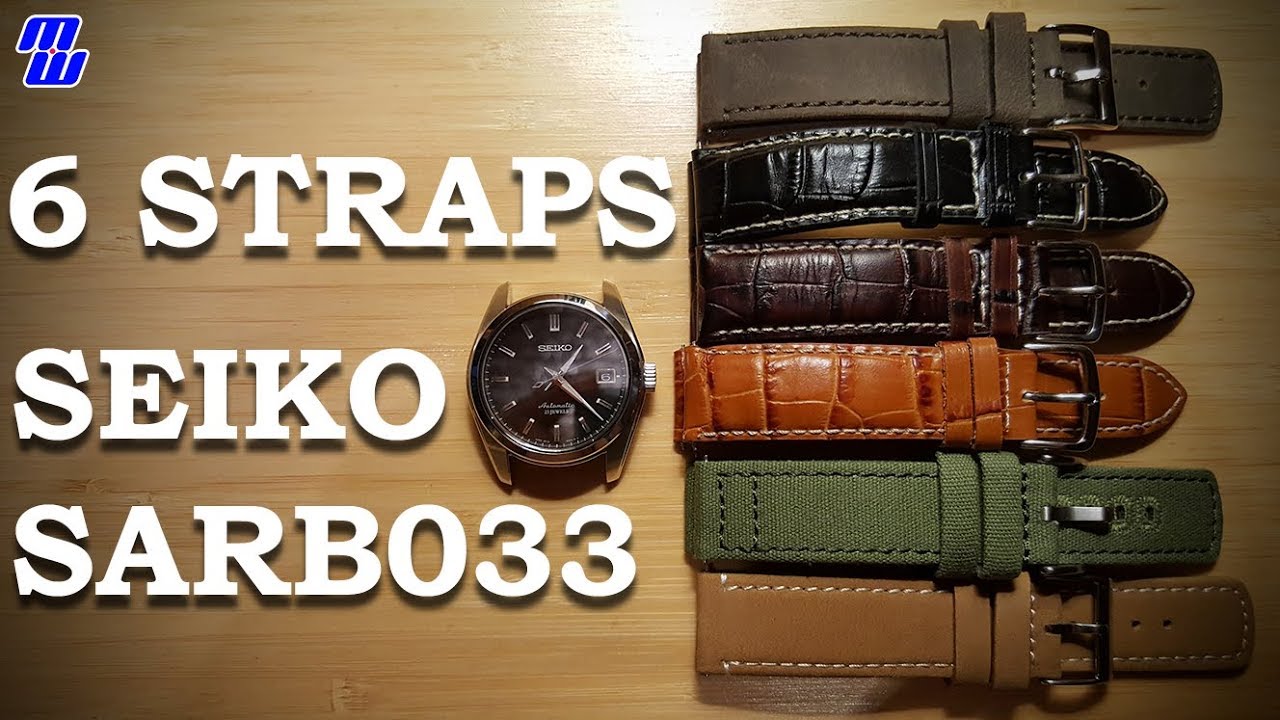 Six Different Straps on the Seiko SARB033 Make It Even More Amazing!