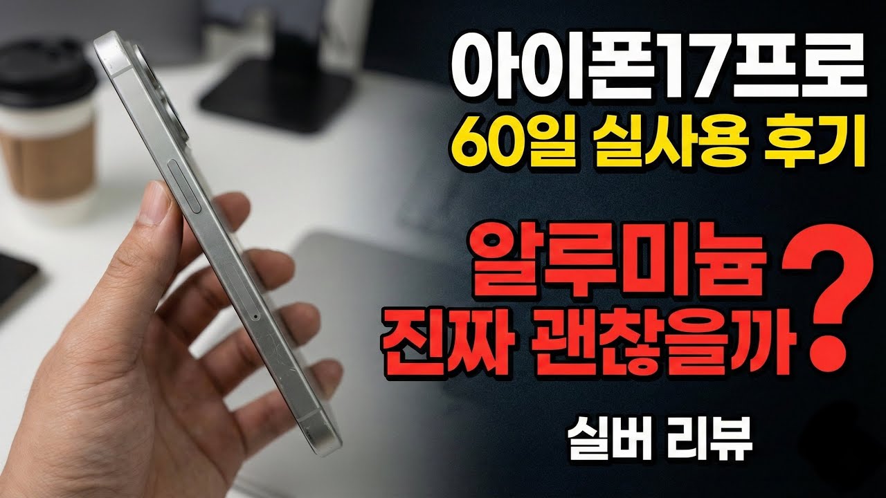 아이폰17프로 60일 실사용 후기 | 알루미늄 진짜 괜찮을까?