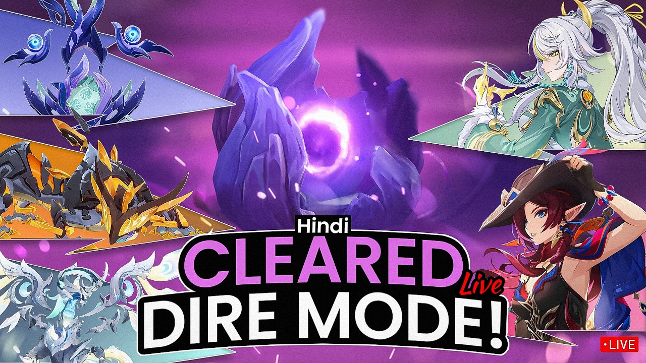 🔴Genshin India Live- New Stygian Onslaught IS HERE! | Can I Complete DIRE MODE?