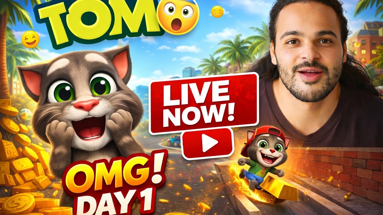 Tom 😂😂😎💪 Gold Run 🔥😀 Live ❤️‍🔥 with Biswajit 