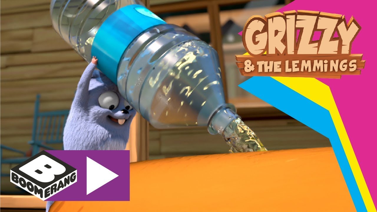 Grizzy and The Lemmings | Rubber Pool | Boomerang
