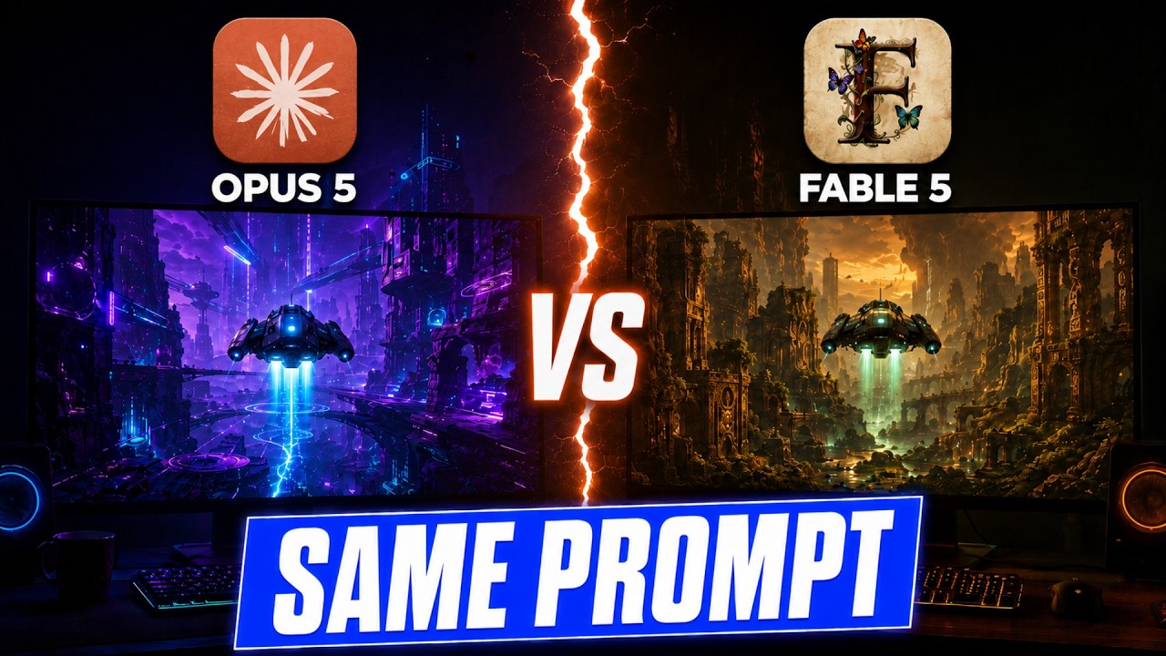 Я протестировал Opus 5 против Fable 5 на 3 сложных задачах