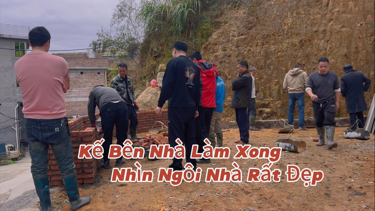 Mẹ Nấu 11 Món Ăn,Kế Bên Nhà Làm Xong,Nhìn Ngôi Nhà Rất Đẹp 