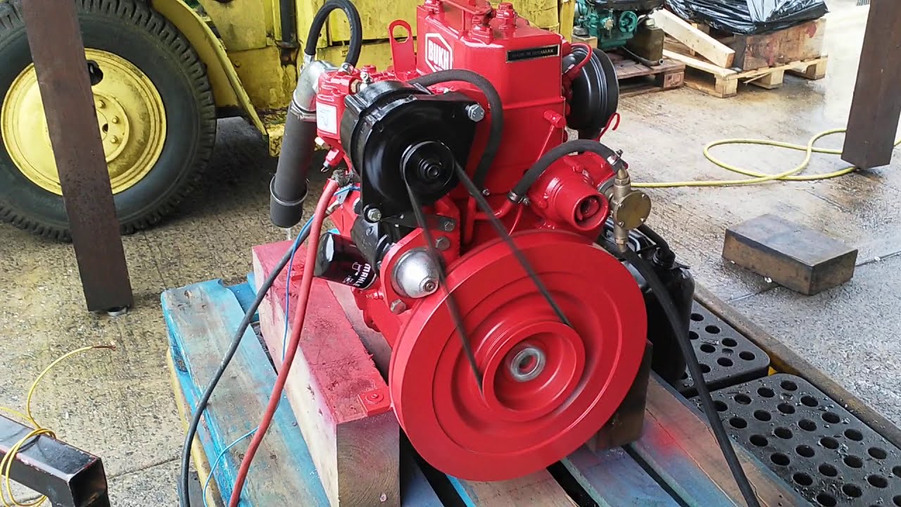 Bukh DV20ME 20hp Marine Diesel Engine Demonstration 27-01-21