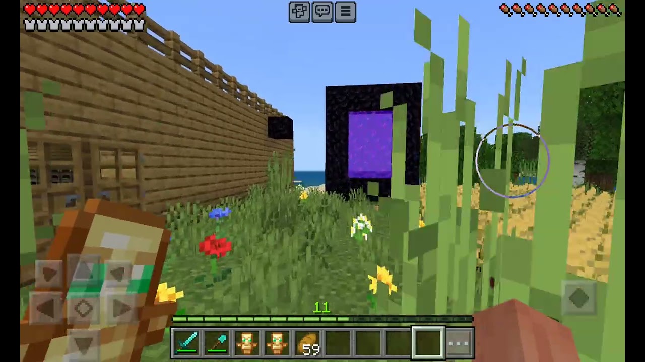 Я играю в minecraft і я перший раз пішов в ад 😃