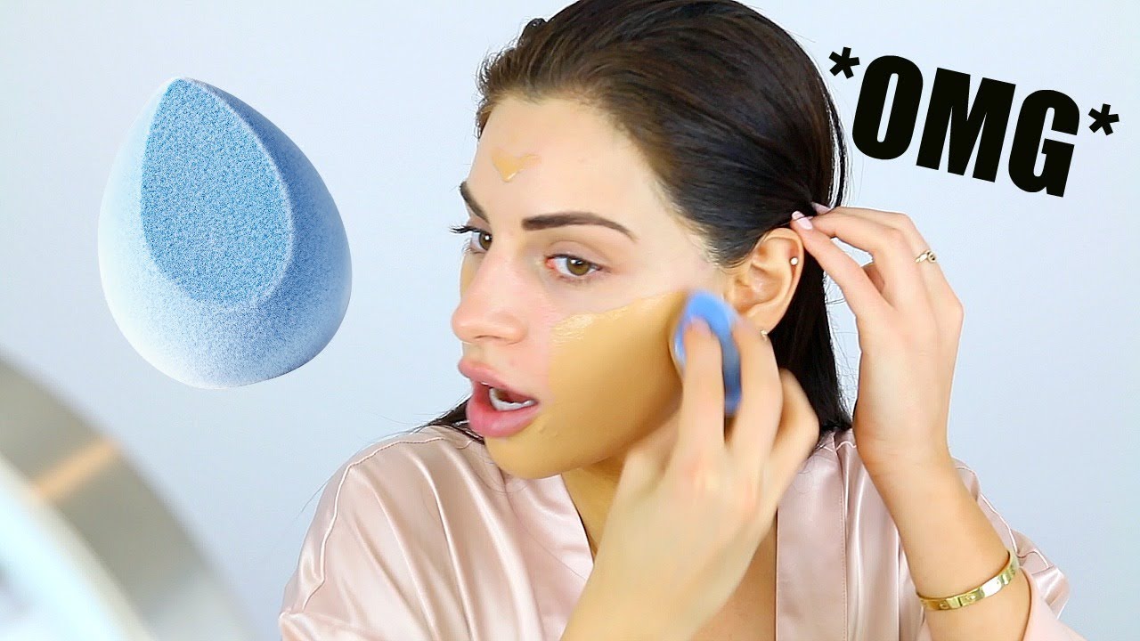 FULL FACE OF MAKEUP USING ONLY A SPONGE!?