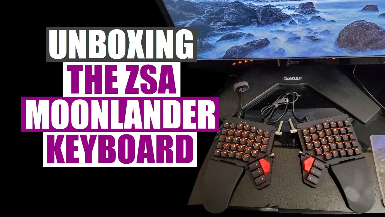 Unboxing The ZSA Moonlander Programmable Keyboard