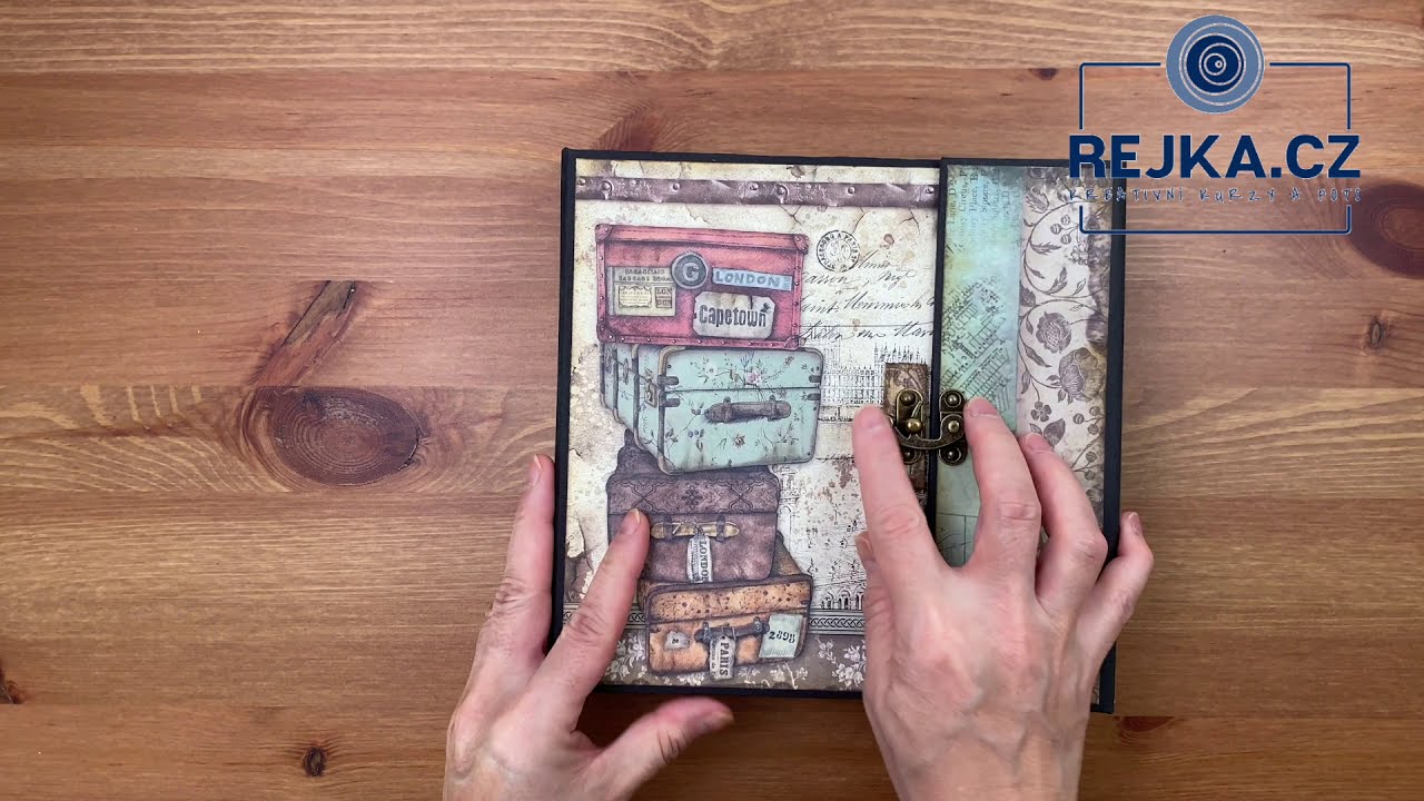 Mini album Lady & Sir Vagabond with pop-up pages