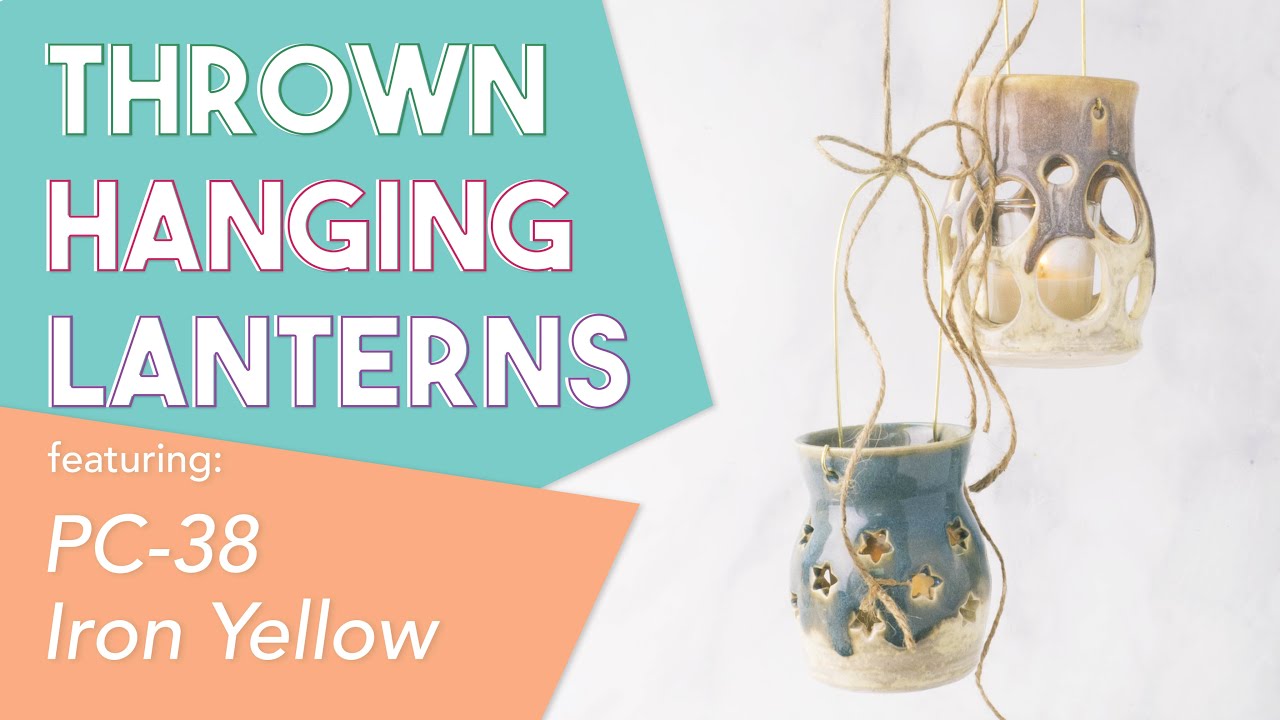 Wheel Thrown Hanging Lanterns DIY ft. PC-38 Iron Yellow
