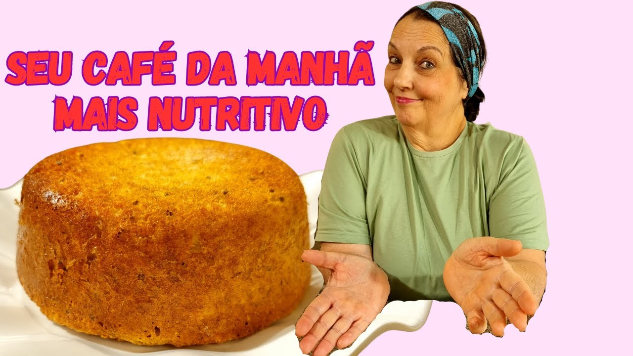 SUA MELHOR OPÇÃO PARA CAFÉ DA MANHÃ - PÃOZINHO RICO EM FIBRAS