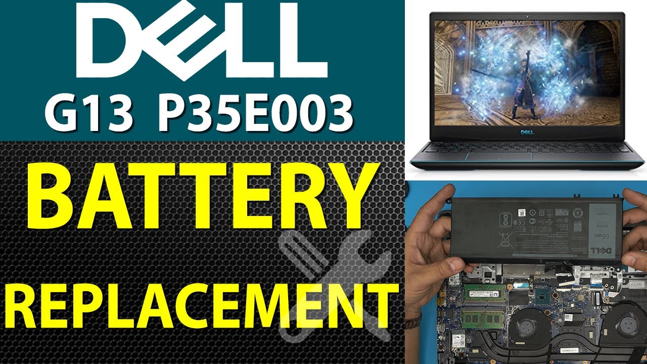 Dell G3 17 Gaming  🚩 P35e003 💻 Battery Replacement