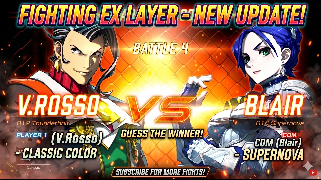 Fighting EX Layer PC - Vulcano Rosso Vs Blair Dame (HARD/Epic Settings) 1080p60