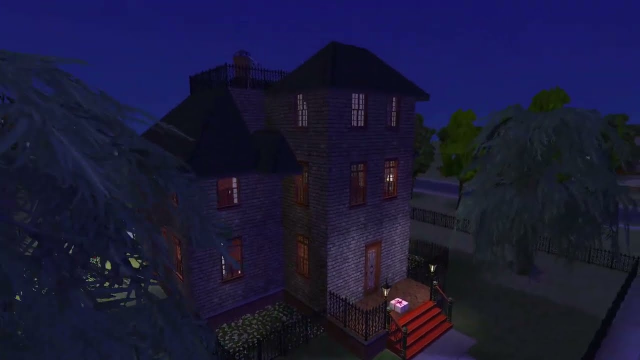 The Sims 2 - Pleasantview - 165 Sim Lane - The Goth Family