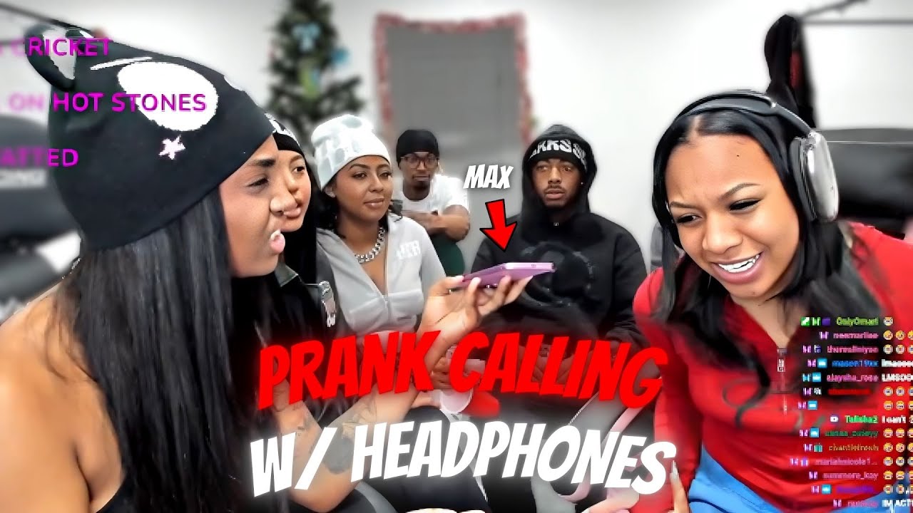 PRANK CALLING PEOPLE WITH HEADPHONES FT. LAY BANKZ *HILARIOUS*