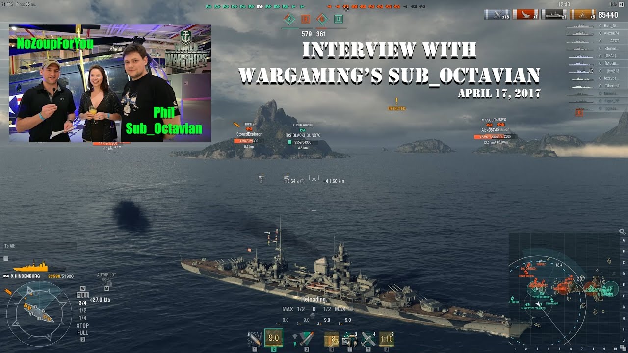 World of Warships Interview with Sub Octavian - Balance, Power Creep and Premiums