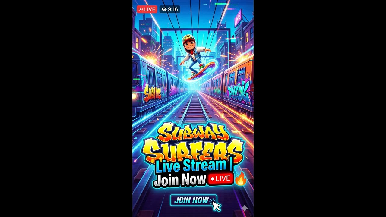 Subway Surfers  Live Stream | Join Now 🔴