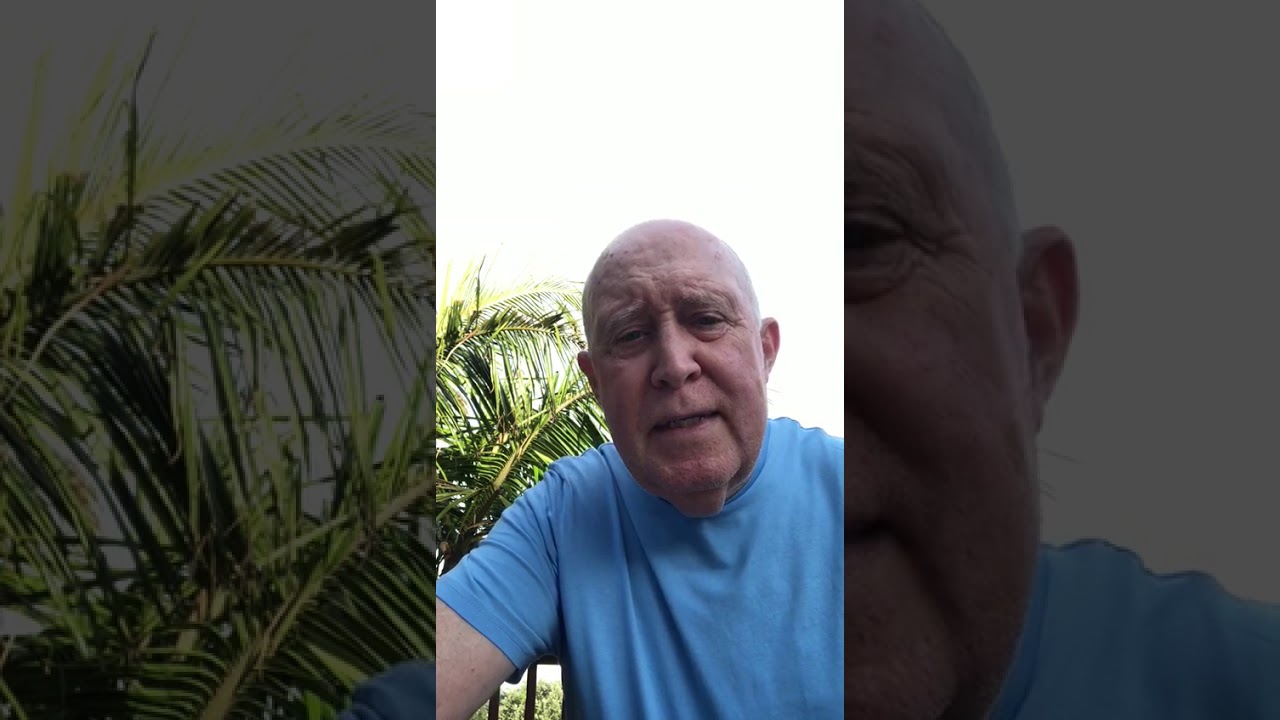 Noted poet Harry Owen reading a poem