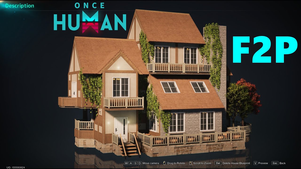 ONCE HUMAN BASE DESIGN F2P | NO PAID COSMETICS | WITHOUT THE GLASS PACK | 2