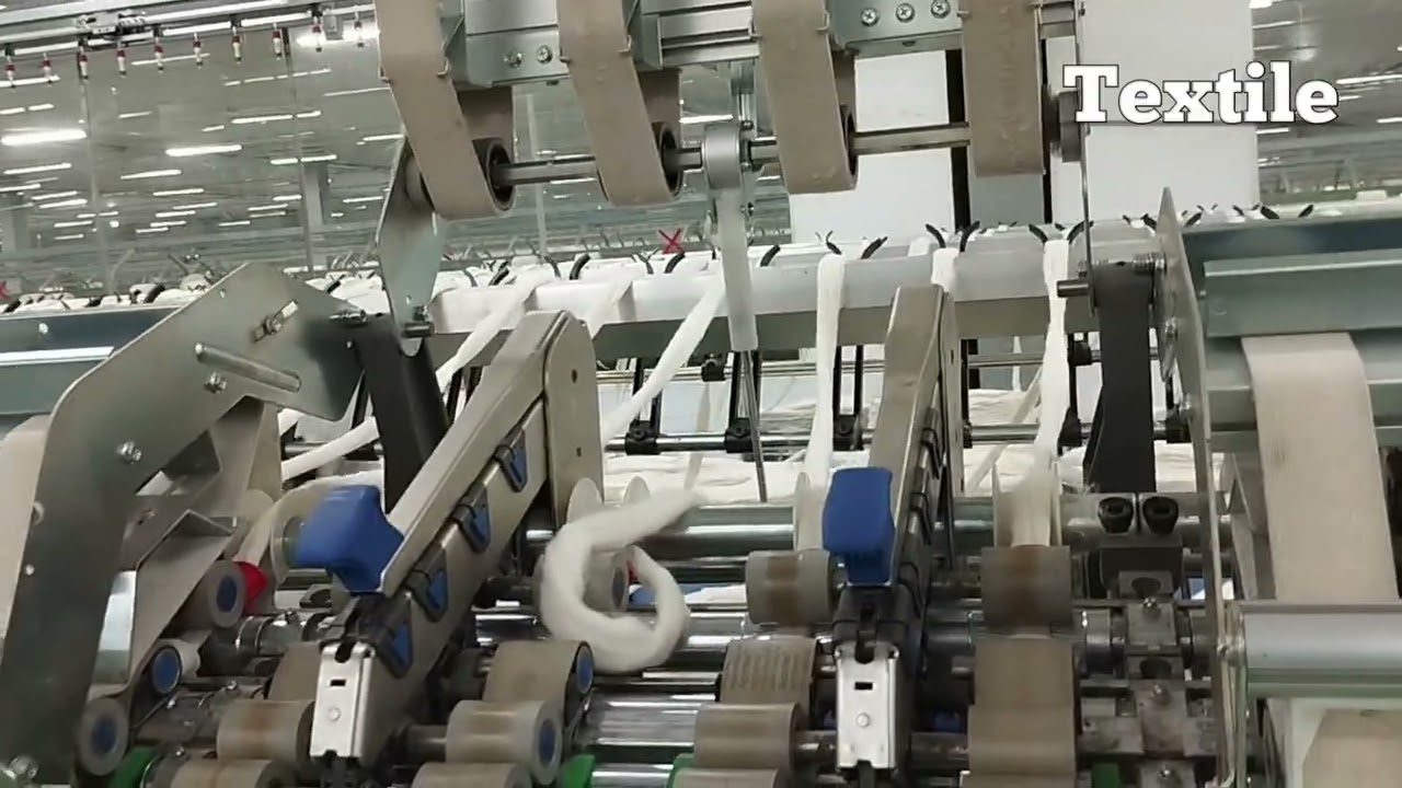 Yarn Manufacturing Process | Ring Spinning Machine