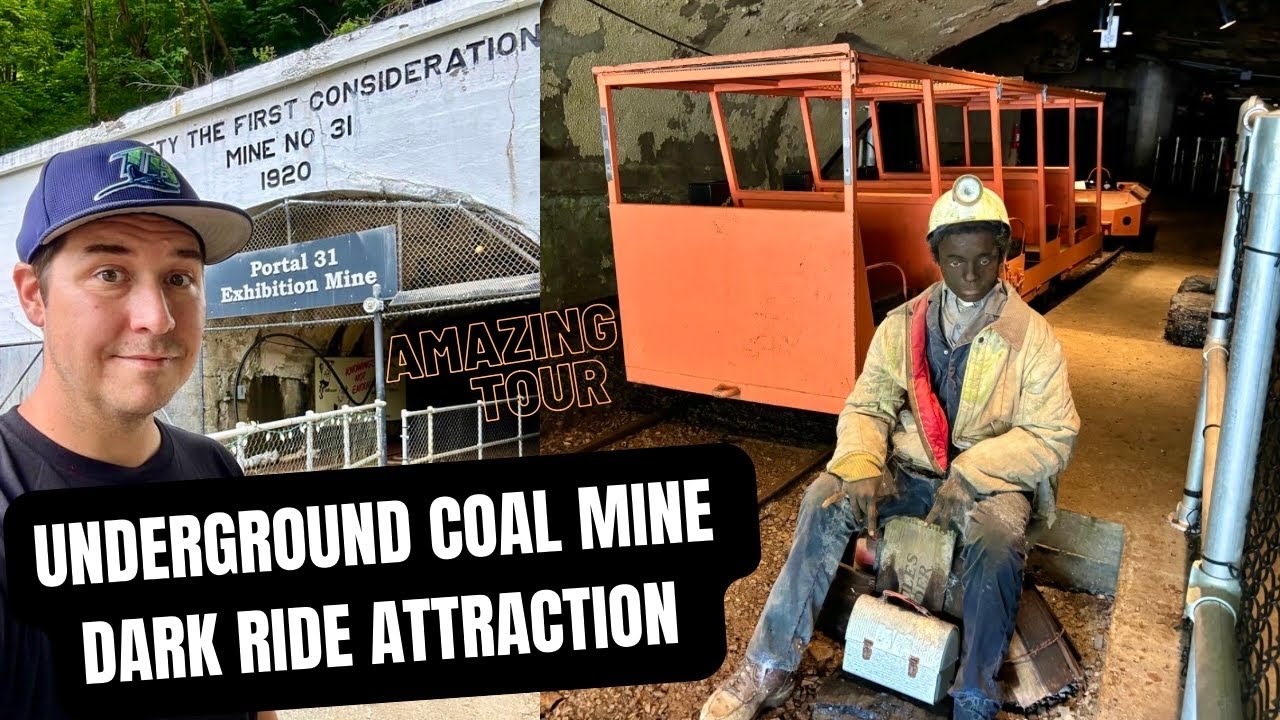 Underground Coal Mine Tour Dark Ride Attraction - Portal 31 - Must See Kentucky Roadside Attraction 