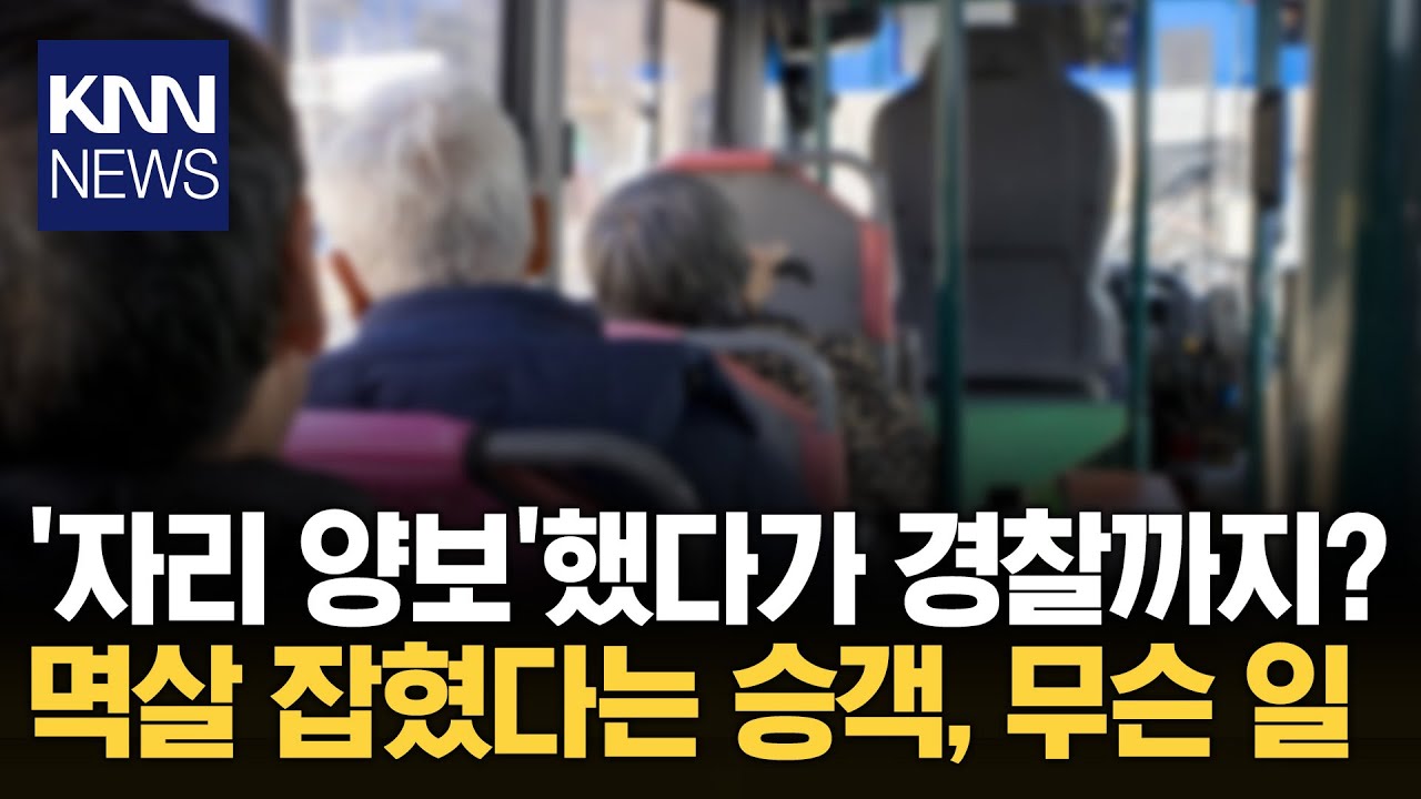 자리 양보했다가 '고소' 공방 멱살 잡고 버스 끌어내, 무슨 일 / KNN