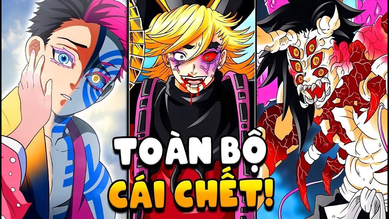 Tất Tần Tật Về Những Cái Chết Của Thập Nhị Nguyệt Quỷ Trong Kimetsu no Yaiba