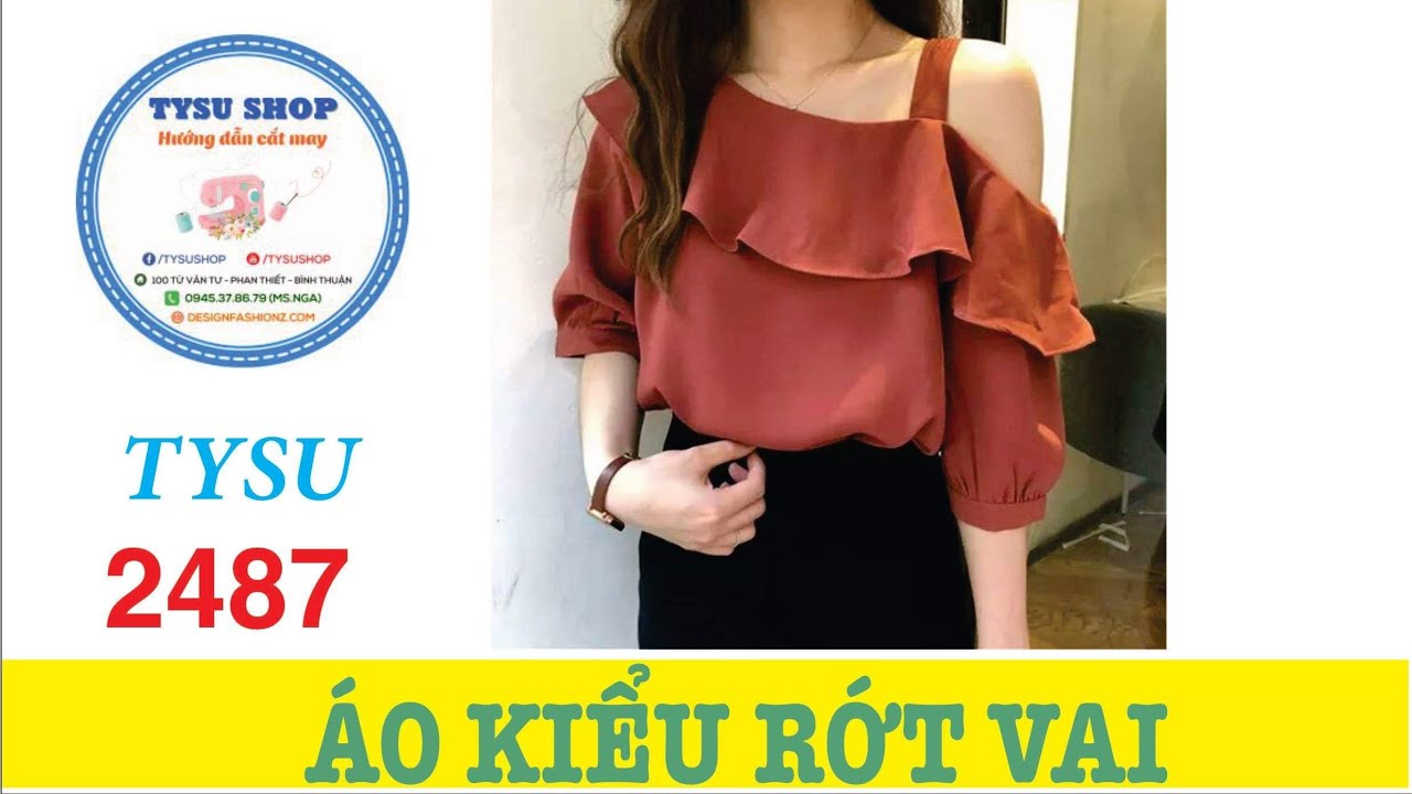 Hướng Dẫn Cắt May Áo Kiểu Rớt Vai Tysushop 2487