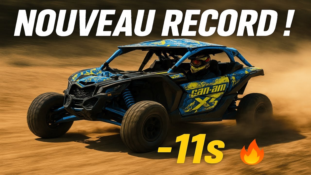 🏁 Nouveau Record au Domaine de Préfaissal ! 💥 -11s avec le Can-Am Maverick X3 😱🔥