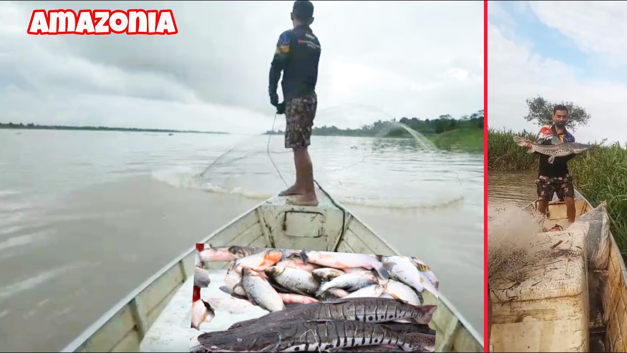 PESCA EXTREMA NO RIO AMAZONAS:Olha o tamanho deste SURUBIM!