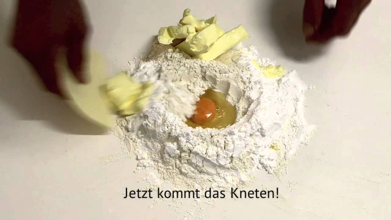 M&uuml;rbteig - Grundrezept Schritt f&uuml;r Schritt