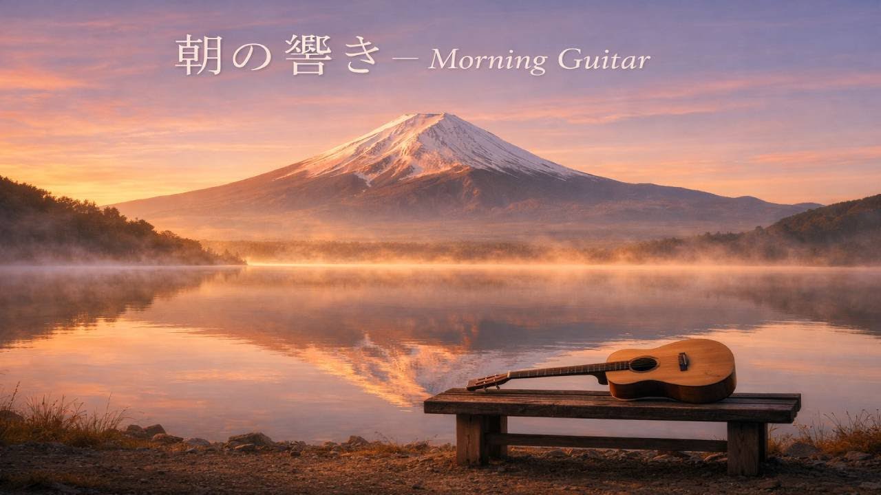 京都の朝を感じる、心が整うギター音楽チャンネル